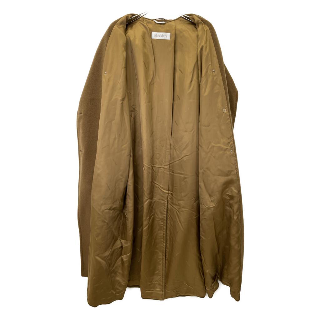 Max Mara 32/52/223 Brown Wool X Cashmere Double Breasted Long Coat Coat 42 BrownUsed