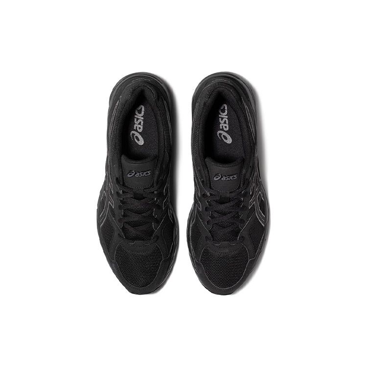 Asics Gel-Contend 1 Outdoor Fabric Synthetic Leather Low-Top Short Distance Running Shoes Men sneaker Black 1011B645-001