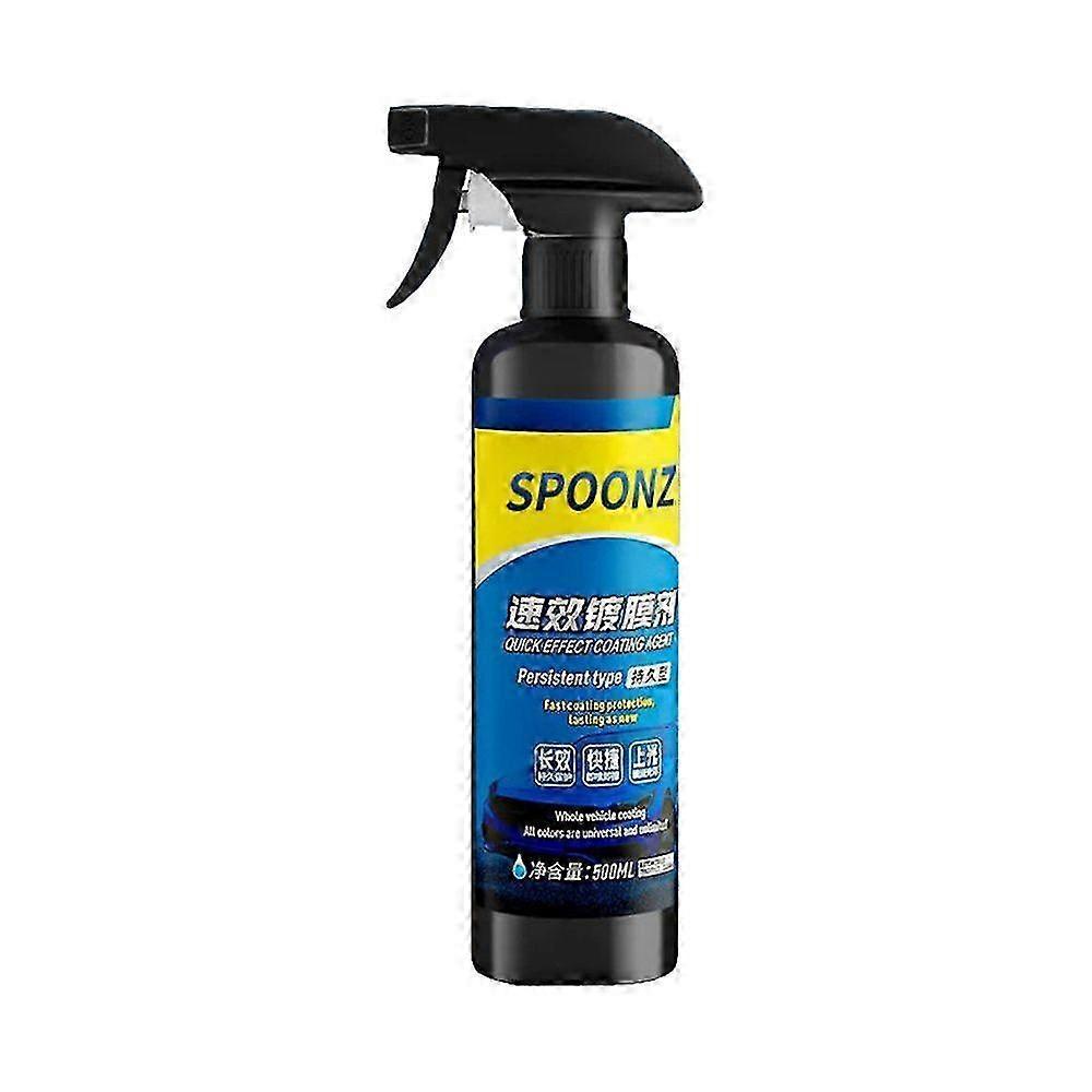 Spray Rivestimento per Auto Rivestimento ad Effetto Rapido Spray 500ml Agente Rivestente Spray Alta Protezione Rimuovi Graffi Rapido per Veicoli