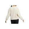 Adidas Large Logo Crew Neck Sports Casual Pullover Sweatshirt Women Sweatshirt Off-White HM9381