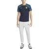 Nike Maglietta da Calcio Vintage Girocollo con Stampa Logo Uomo Top Blu DH6445-451