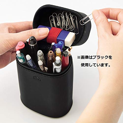 Lihit Lab A7759-11 Pen Case, Magnetic, Navy