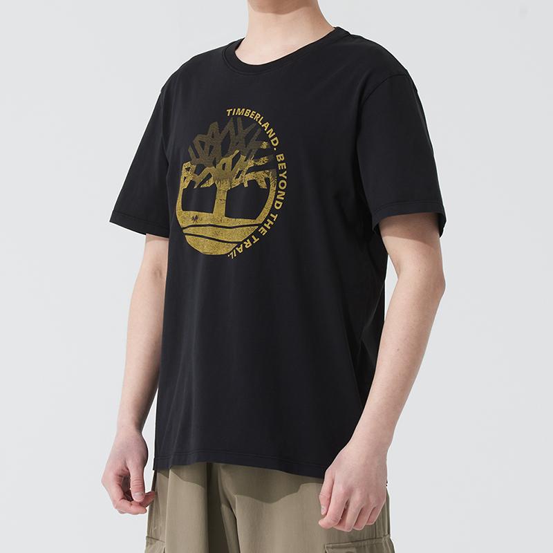 Timberland SS25 T Shirt Men's Black A6BCM-001