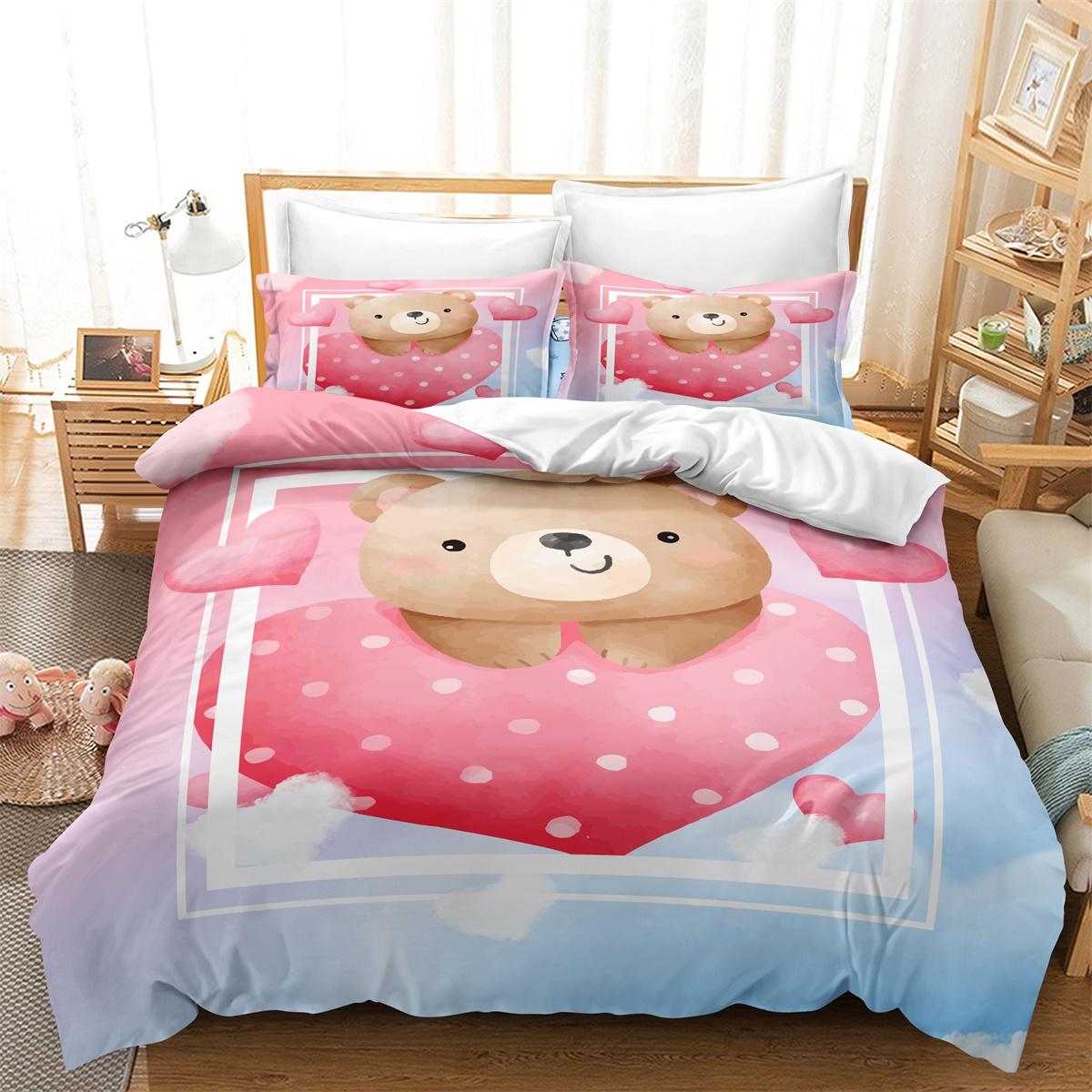 

3D комплект постельного белья «Современная романтическая любовь» для молодоженов, одеяло и наволочка AU240 * 270, супер размер, комната для пары, мягкое украшение для дома AU Single 140x210cm