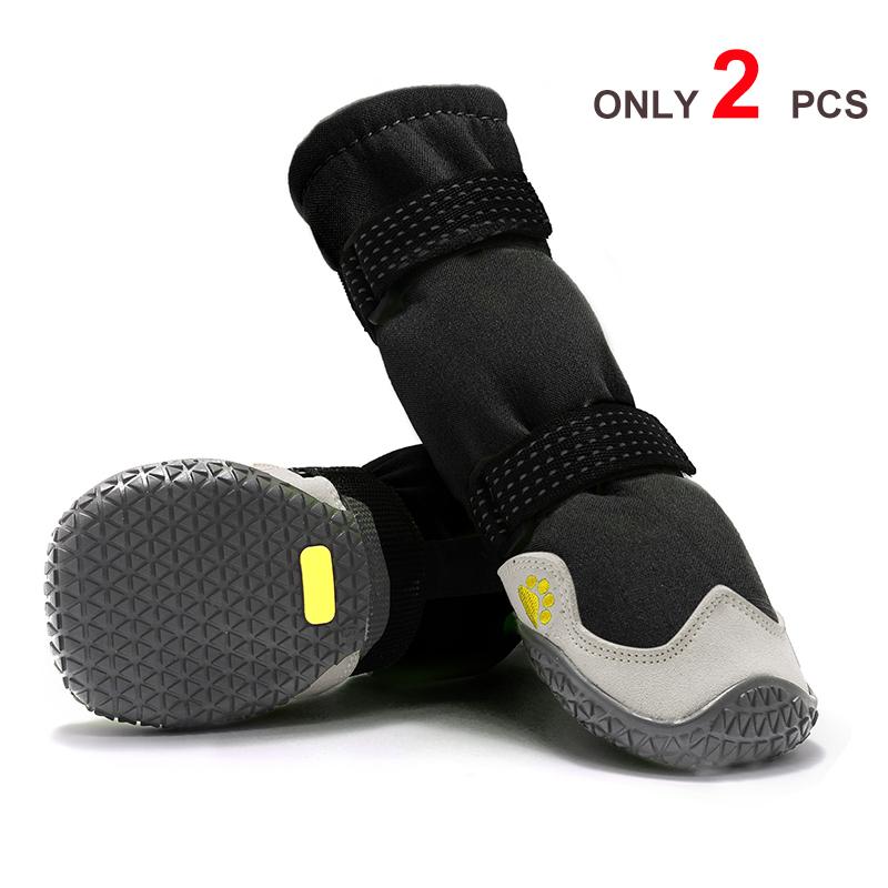 Waterproof Anti-Slip Dog Snow Boots, Reflective Shoes for Large Dogs, Hiking Boots, Soft Breathable Paw Protectors for Pets