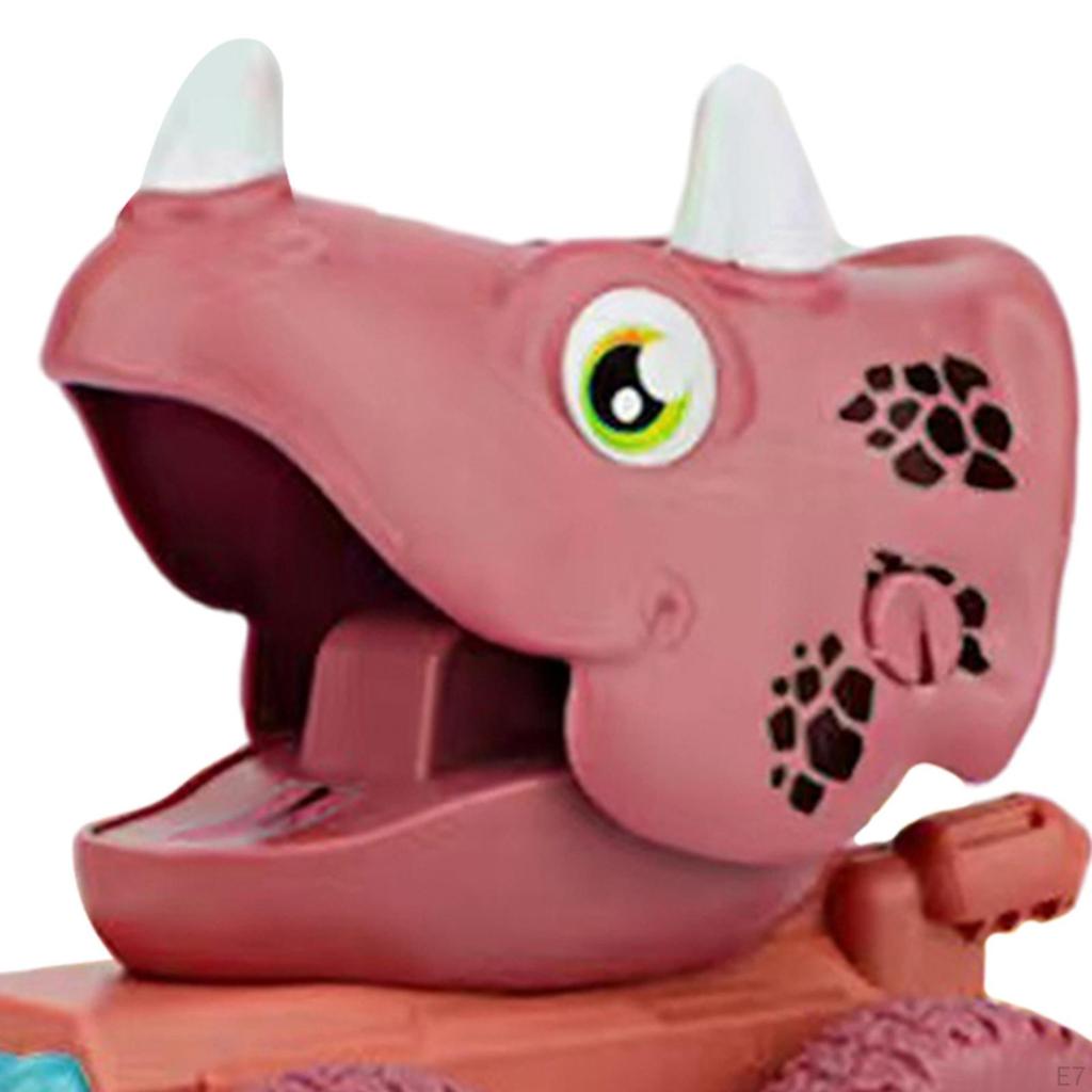 Dinosaurs Car Inertial Learning Educational Pull Back No Battery Needed Cartoon Model Gift Child
