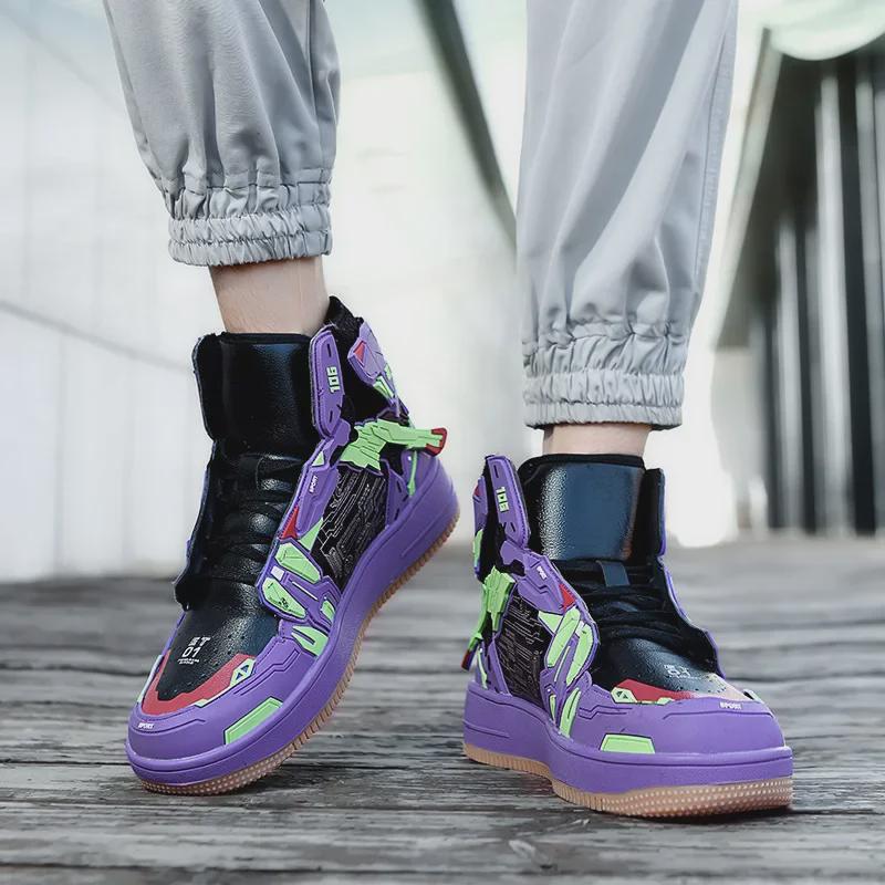 Freedom Gundam Limited Edition High Top Sneakers - Lässige Basketball-Modeschuhe für Herren im Paar-Stil