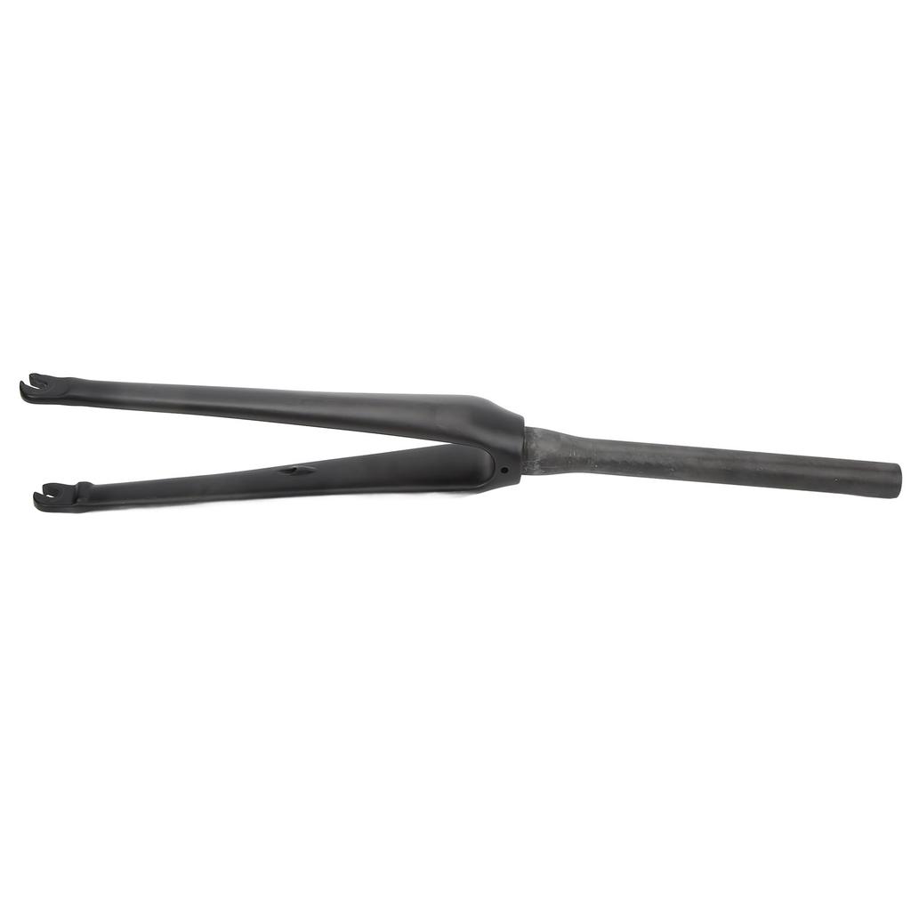 Bike Rigid Front Fork Full Carbon Fiber Road Bike Fork Quick Release Type UD Pattern Top Taper Pipe for Disc BrakeUD
