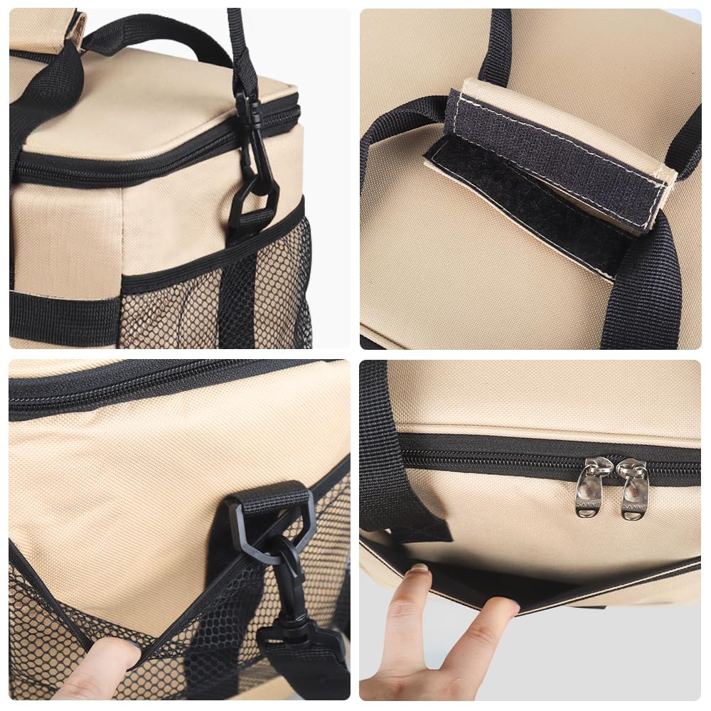 Large Capacity 35L Cooler Box with Insulation for Cold and Foldable and and Can be Carried by Hand or Over the Perfect for Sports Cherry Blossom