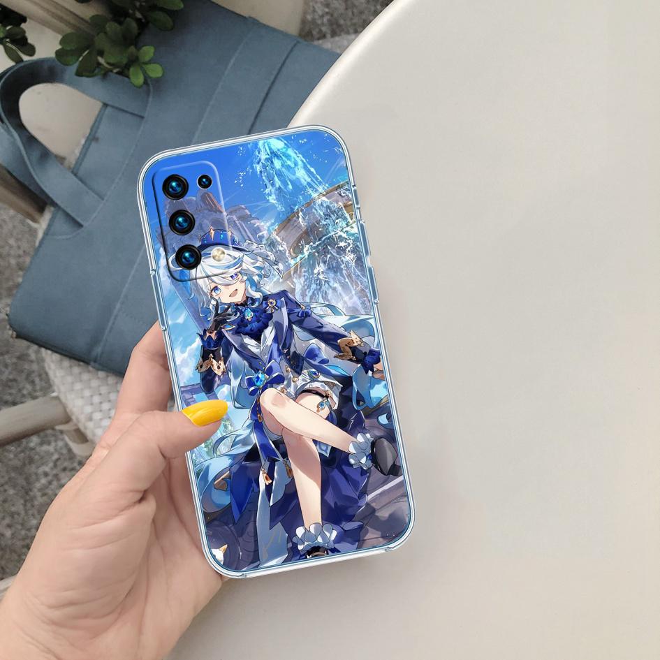 LO48 Genshin Impact Furina Aether Case for LG K22 K30 K40 K40S K41 K42 K50 K50S K51 K51S K52 K61 K62 K71 K92 Q60 Q61 V40 V50 V60