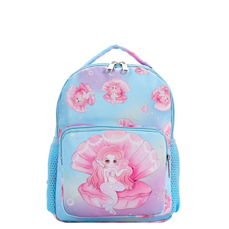 

Charming And Colorful Printed Preschool Backpack For Kids With Breathable Fabric синій
