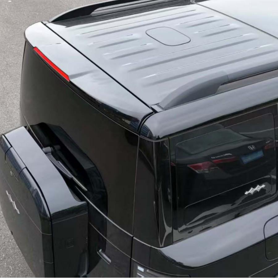 Equation Leopard Titanium 7 Original Rear Spoiler: Lightweight, Adhesive, Modified Exterior Accessory