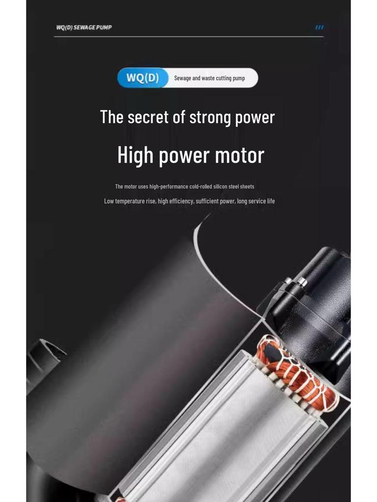 High-Power Agricultural Sewage and Septic Tank Cutter Pump