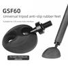 1Pc/3pcs Quick Install Nonslip Tripod Base Pad Compatible for 3/8 Thread Tripod Legs Rubber Aluminum Alloy Construction
