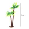 Plantă artificială din plastic Mini copac de cocos Instrument pentru decorarea torturilor pentru petrecerea de nuntă