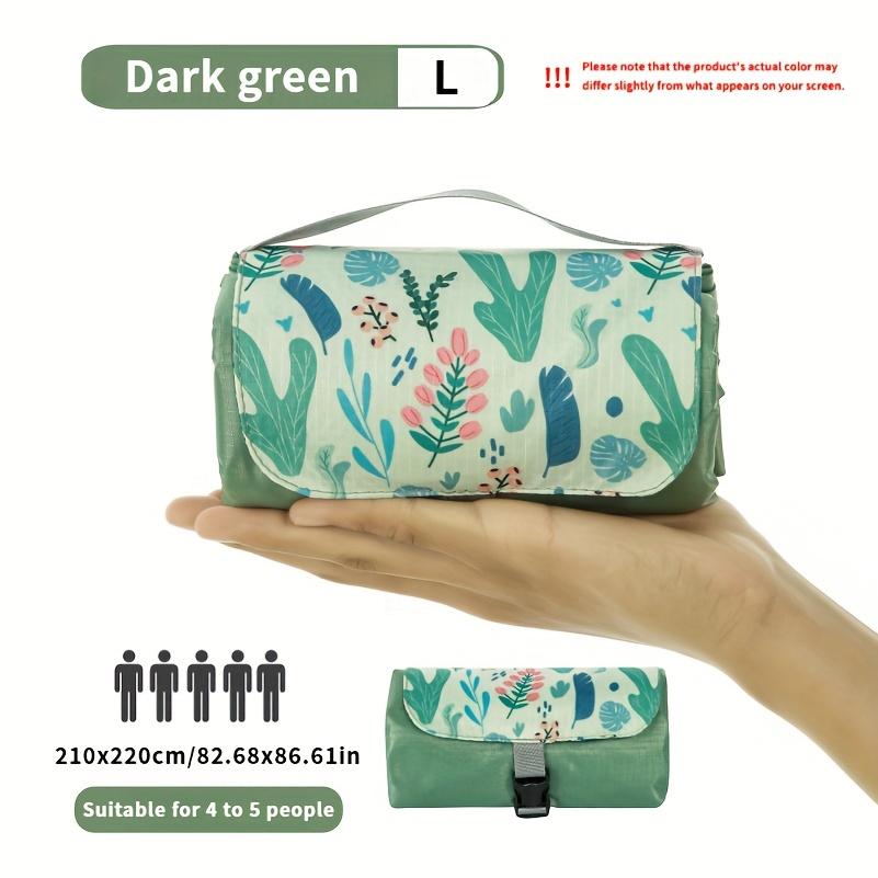 Extra Large Foldable Picnic Blanket with Carry Strap Multi-Style Outdoor Portable Picnic Mat Pocket Mini Beach Camping Sandproof Ground Cloth