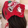 Hair Scarf Knitted for Christmas Creative Snowflake Headband Birthday Gift