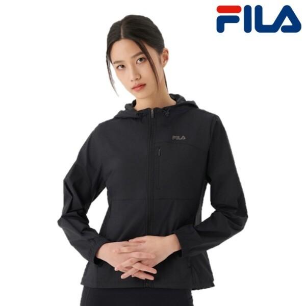 Fila Women S Lightweight Stretch baSic Windbreaker Black fS2jkg2251f Blk