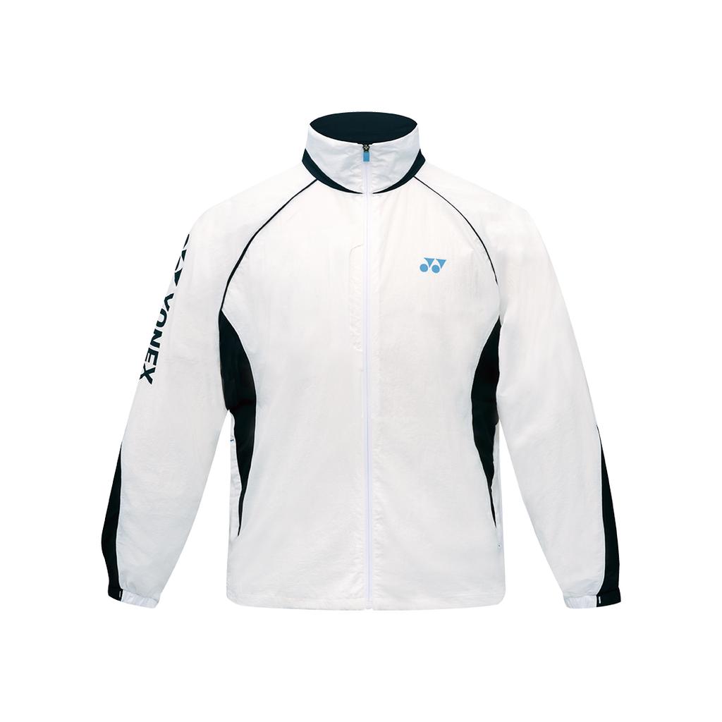 Yonex 253Wu003U White Unisex Color Block Point Training Jacket