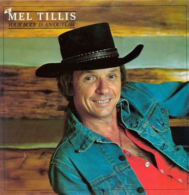 LP Record MEL TILLIS & THE STATESIDERS - Your Body Is An Outlaw 6E271 Elektra 1980 UK Folk Used