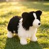 15/20/25CM Simulation Border Collie Plush Toys Cute Soft Pet Dog Puppy Animal Plushies Pillow Doll Kid Accompany Sleep Hug Gifts