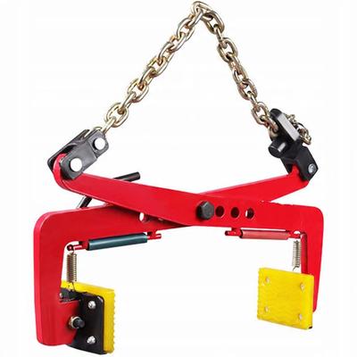 LiftGrip ProClamp 350 - Uchwyt Do Krawężników Z Gumowymi Szczękami | 350 Kg | 30-51 Cm | Do Ręcznego I Mechanicznego Transportu |