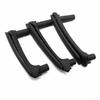 Black Interior Door Pull Grab Handle+Trim Cover Kit For -Passat B5.5 1998-2005-A87Q