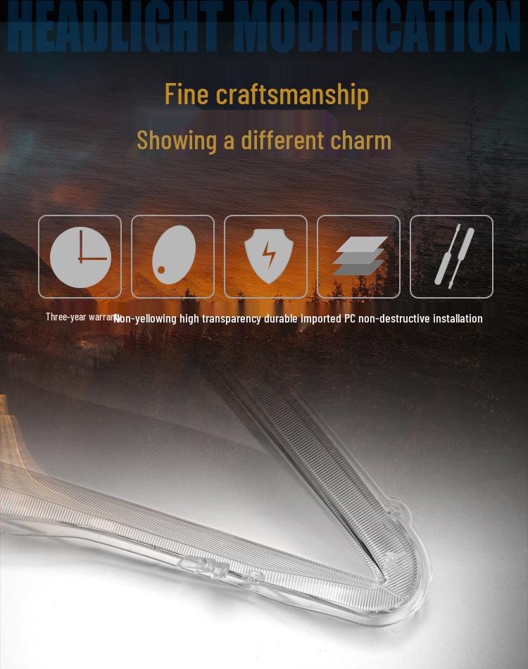 Toyota Camry Headlight Lens Cover for 2012-2014 Models