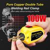 100W Plastic Welder Mini Portable Heat Gun Thermal Stapler Plastic Welder Car Bumper Electronic Welding Repair Tool Kit