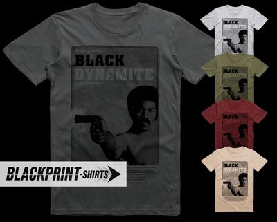 Black Dynamite V6 | Vintage Movie T-Shirt | Classic Cult Film Graphic Tee | Unisex  | Sizes S-5XL