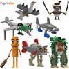 Yigebebe 2025 Tungtungtung Italian Brainrot Al Tralalero Tralala MOC Building Blocks Funny Toys for Children Kids Gifts