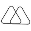 2PCS Plastic Professional Billiards Triangular Frame Snooker Balls Rack Sports Supplies AccessoriesAmerican