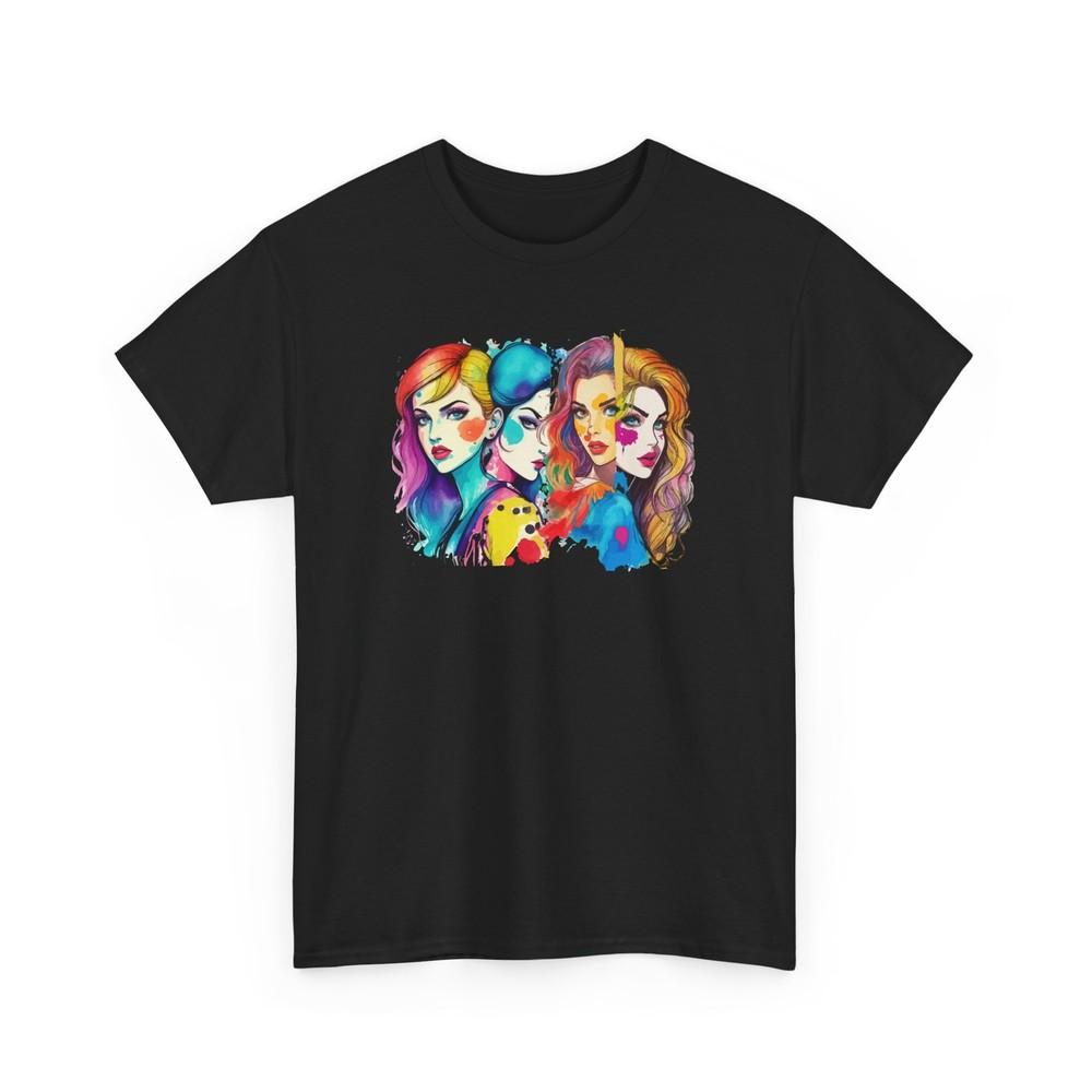 

Superhero Comics T-Shirt | Funny Hero Fan Tee | Comic Style Pop Girl Shirt L