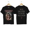 2024 Men Powerwolf T Shirt Casual Via Dolorosa T-shirt Graphic Oversized Breathable Comfortable Streetwear S-4XL Cool Tee