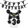 Video Game Party Supplies Set Baby Boy Birthday Party Decoration Happy Birthday Gaming Backdrop Game Table Covers Gamer Balloons