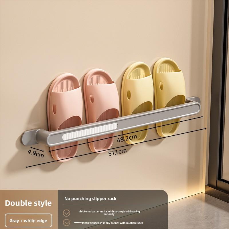Bagno Creativo Senza Fori Pantofole Asciugamani Cucina Appeso a Parete Scolare Coperchio Pentola Scaffale da Bagno