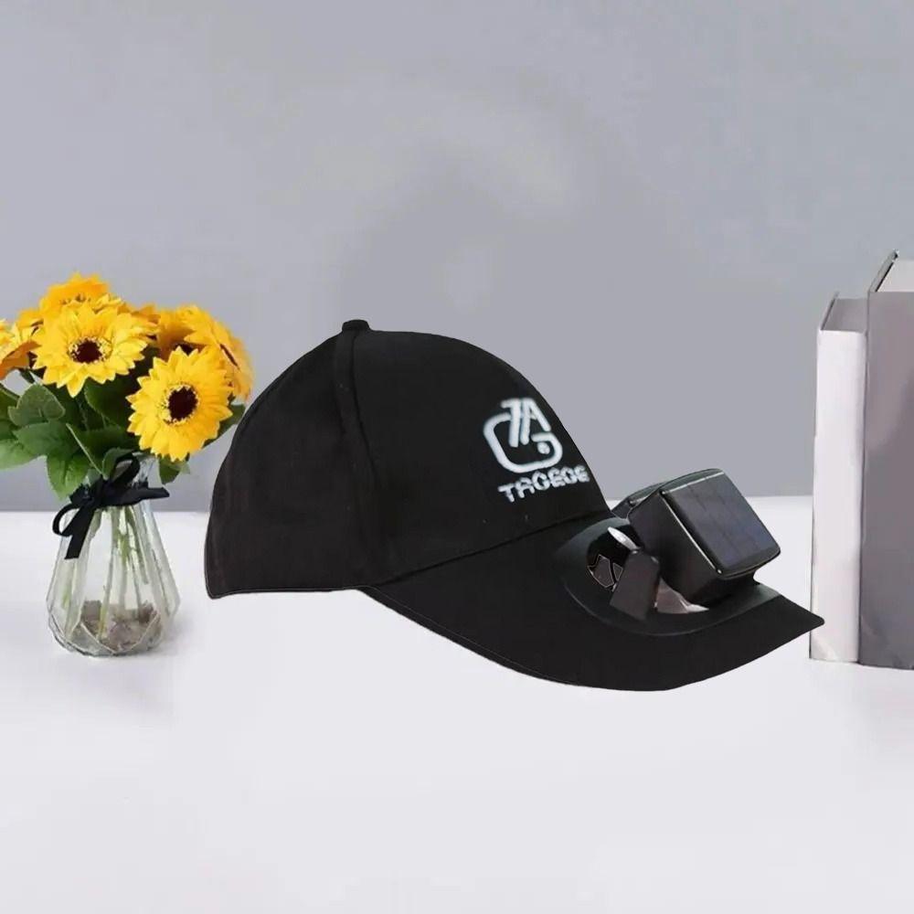 Solar Charging Fan Baseball Hat USB Charging Sun Protection Cap Casual Fan Sunhat  Men Women