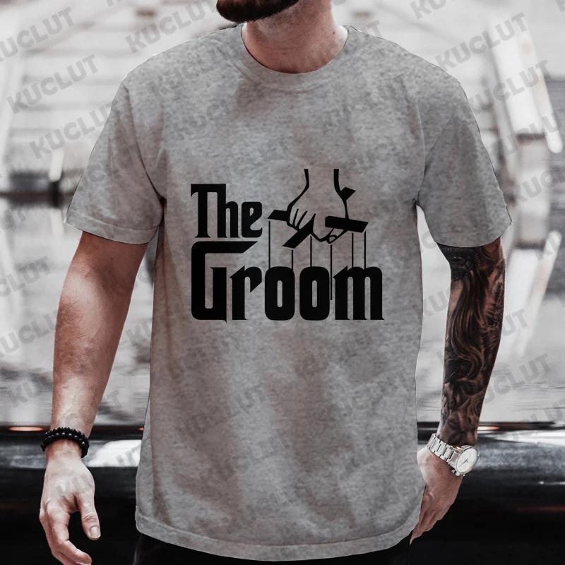 

Футболки EVG Team Father of The Groom Футболка Лучший Друг Жениха Футболки для Прощания с Холостяцкой Жизнью Мальчишник Свадебные Y2k Смешные Графические Топы S