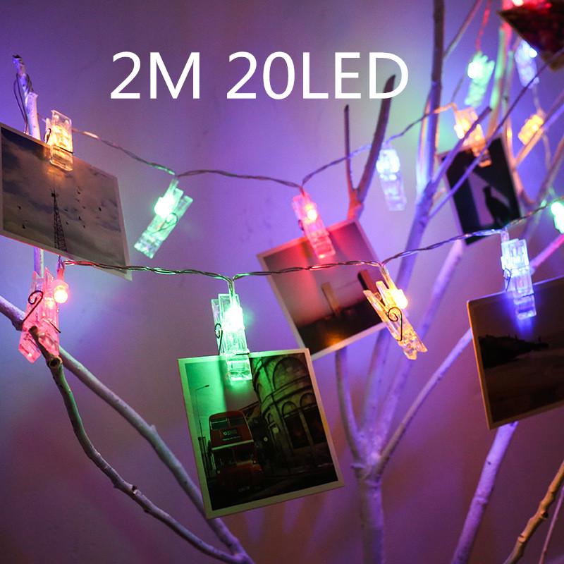 1.5M/2M/3M String Lights Christmas Tree Ornaments Starry Battery Card