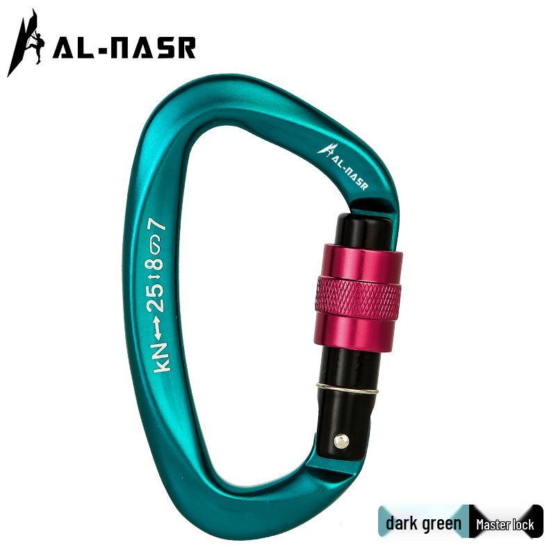 Cross-Border Multifunctional D-Shaped Aluminum Mountaineering Safety Buckle