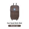 Leather Car Universal Full-Coverage Kick Pad Storage Pouch Auto Accessories For VW Scirocco Jetta Passat Tiguan Sharan Touran