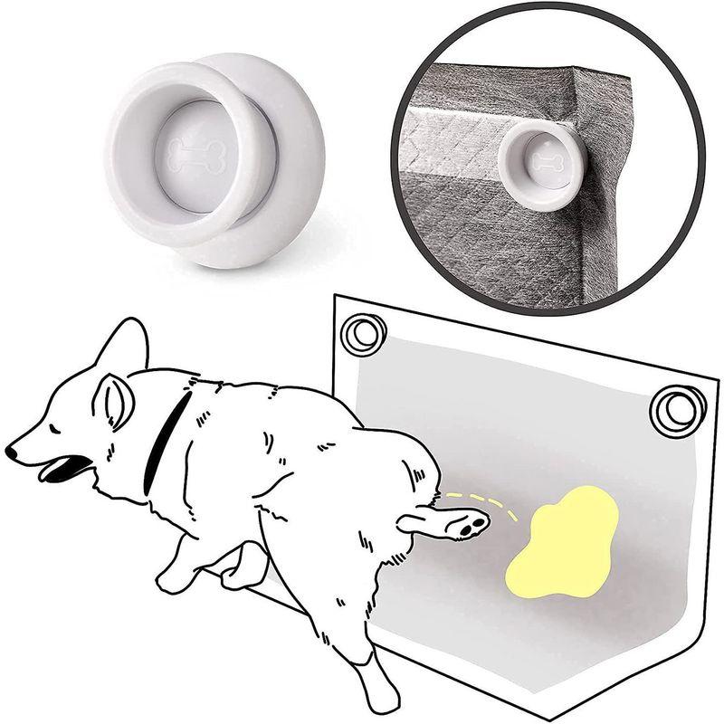 

Dogpeepadholder Pet Cleaning Beauty Urine Bracket Pet Urine Stickers Pet Supplies White (set of 2)
