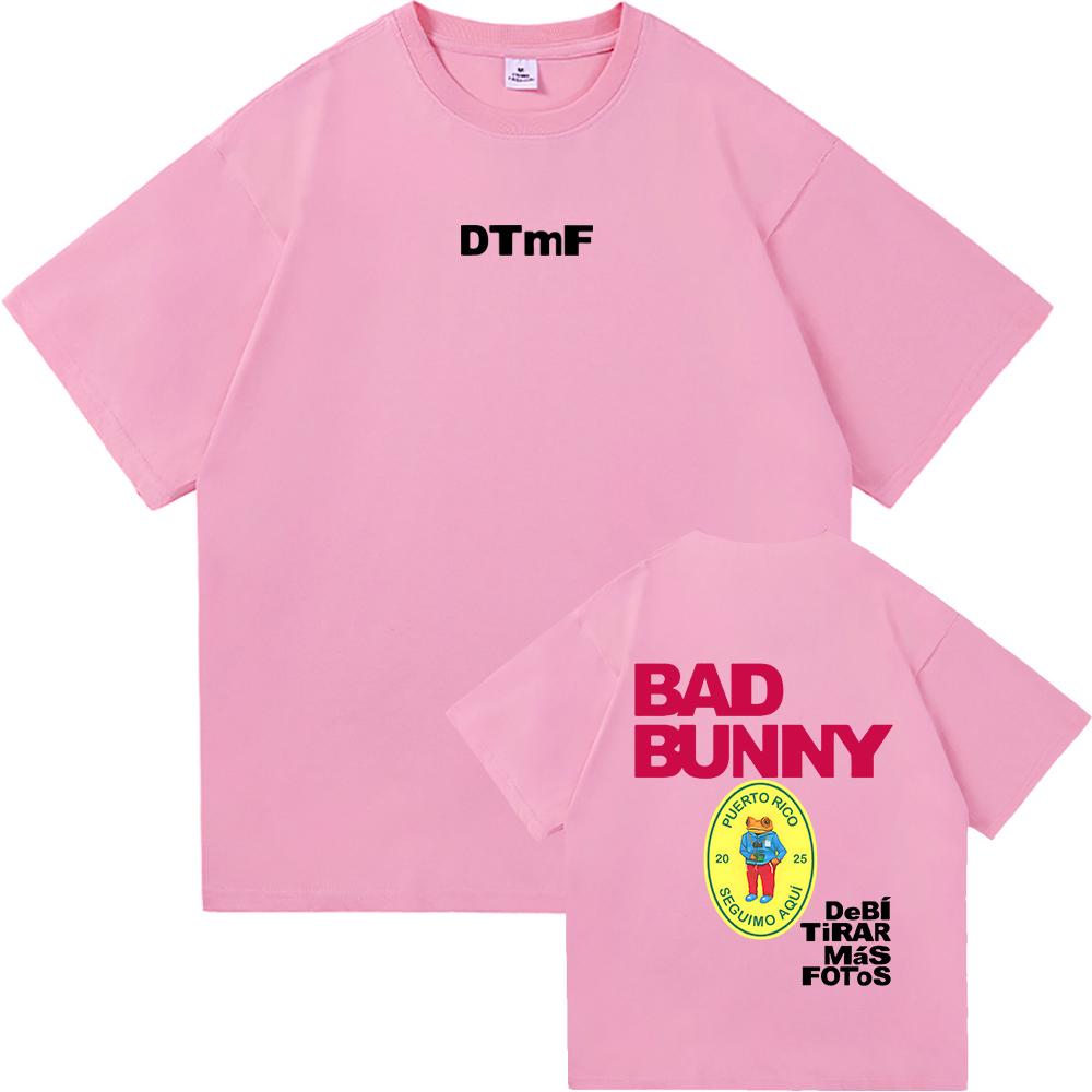 

DTMF Debí Tirar Más Fotos Bad Bunny T Shirt Fashion Men Vintage Funny Frog Tshirt Unisex DeBÍ TiRAR MáS FOToS Cotton Tees Shirts 3XL