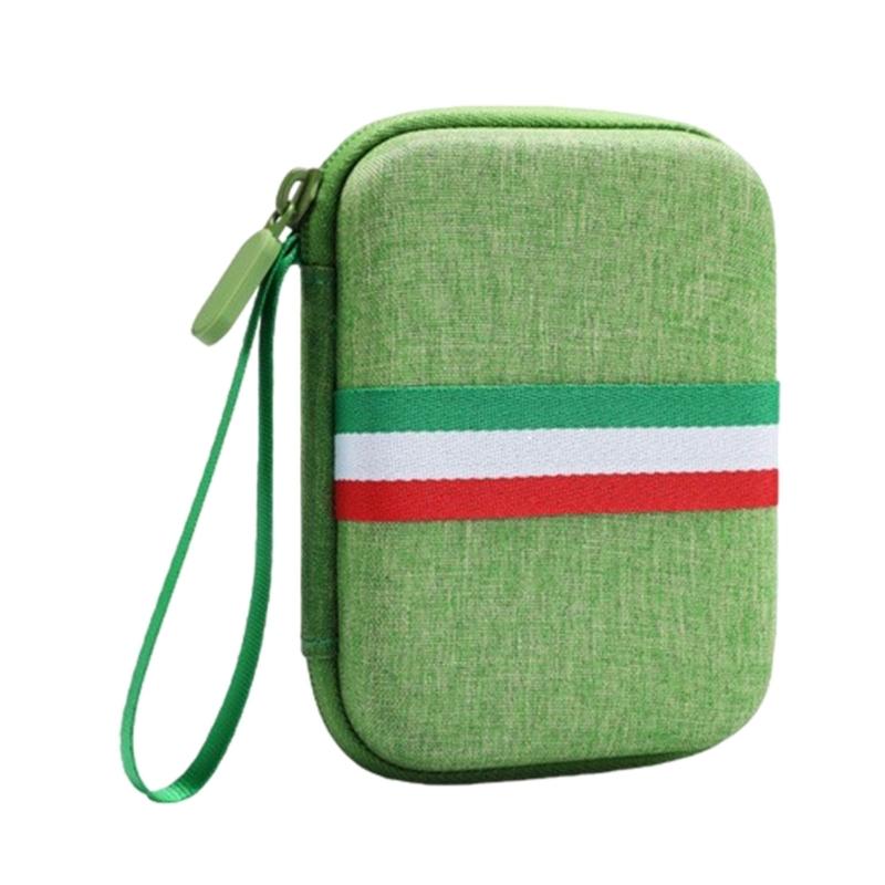 Shockproof Handbag for Miyoo Mini+ RG35XX Plus RGB20S Console Pouch Storage Bag Scratchproof Carrying Case EVA Handbag 1 зелёный