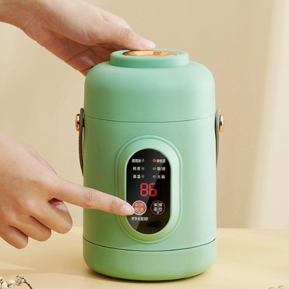 Nonstick Small Travel Rice Cooker US Plug Electric Food Container Winter