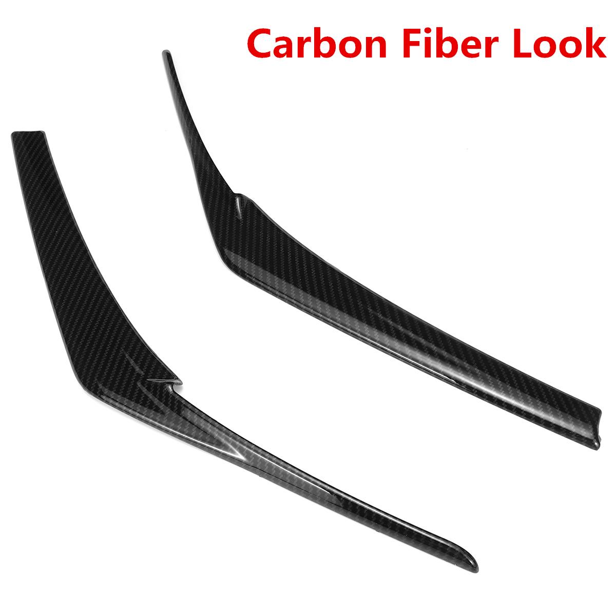 

2 шт., крышка для век передней фары для Toyota Camry LE XLE SE XSE, наклейка для бровей, отделка 2018 2022 автомобиля Carbon Fiber Look