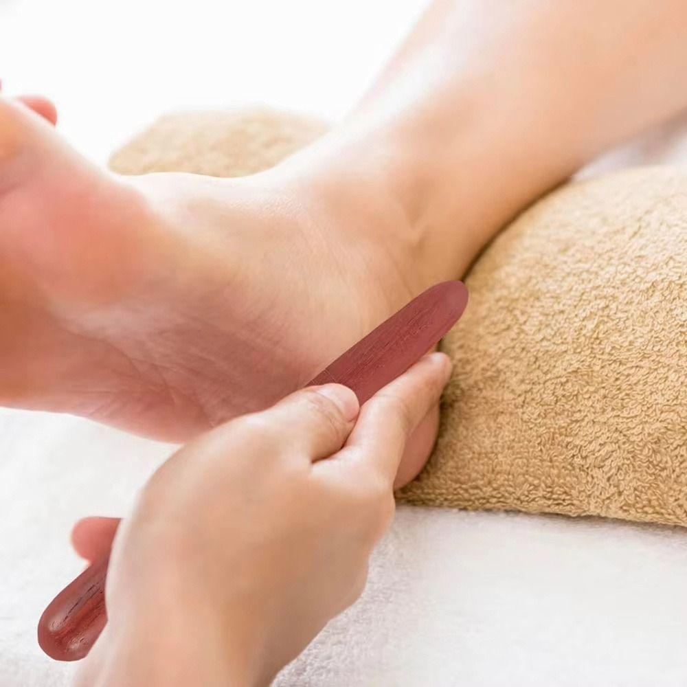 Wooden Body Massage Stick Round Head Foot Reflexology Massager  for Relieve Physical Fatigue