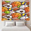Basketball Pattern Background Tapestry Hanging for Bedroom,Livingroom, Playroom,Decor Art Room Wall Tapestry Holiday and Birthday Gifts