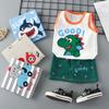 2pcs/set Children Sets Kids Cartoon Vest Suit Summer Sleeveless Tank Tops + Shorts Set Toddler Baby Boys Girls Outfits Clothes