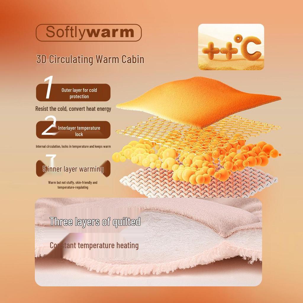 Girls' Winter Cotton Jacket: Plush-Padded Coat for Stylish 3-Year-Olds